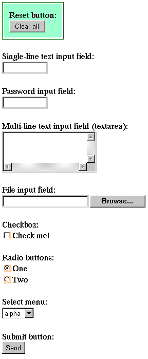 [A strange form presentation with the first field with light green background, etc. ]