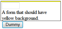 A wrong appearance as described in text.